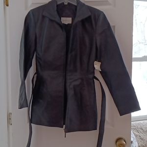 Worthington black leather jacket